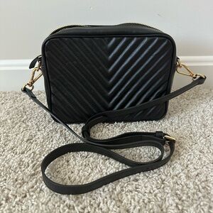 Quince Italian Leather Quilted Crossbody Bag